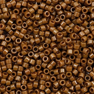 Perline Miyuki Delica 11/3 Duracoat opaque dyed cognac brown DB - 2142