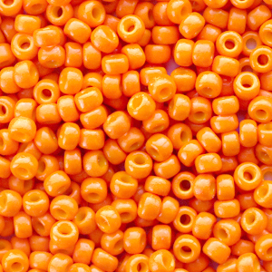 Rocailles Miyuki 8/0 Duracoat Opaque kumquat orange 8 - 4454