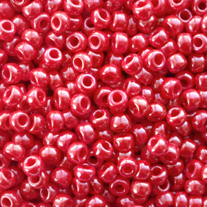 Rocailles Miyuki 8/0 Opaque luster red 8 - 426