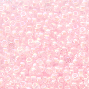 Rocailles Miyuki 11/0 Pink lined ab crystal 11 - 272