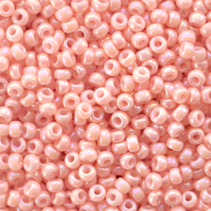 Rocailles Miyuki 11/0 Opaque luster tea rose 11 - 596