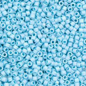 Perline Miyuki Delica 11/0 Opaque turquoise blue DB-725