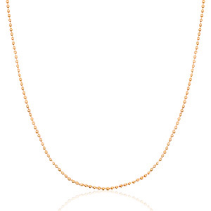 Componenti in acciaio inossidabile catene a palline Mix & Match oro rosa