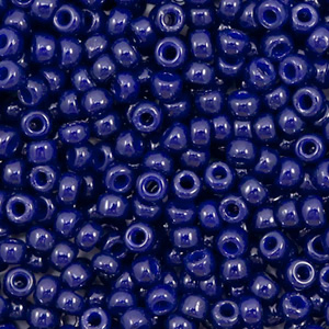 Rocailles Miyuki 8/0 Duracoat opaque dyed dark navy blue 8-4494