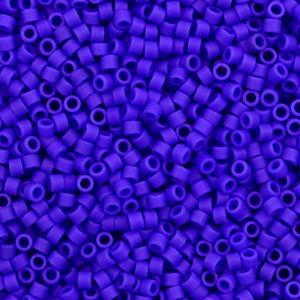 Perline Miyuki Delica 11/0 Opaque matte cobalt blue DB-756