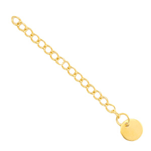 Componenti in acciaio inossidabile allungatrice 8 mm con piastra rotonda oro