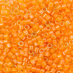 Perline Miyuki Delica 11/0 Luminous mango orange DB-2045