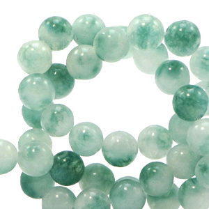 Perline in pietra naturale 8 mm verde Eden