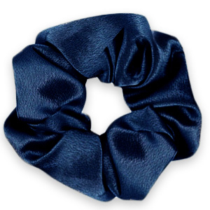 Elastici per capelli setoso blu profondo