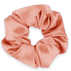 Elastici per capelli setoso rosa fenicottero adorabile