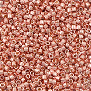 Perline Miyuki Delica 11/0 Duracoat galvanized rose gold DB-2503