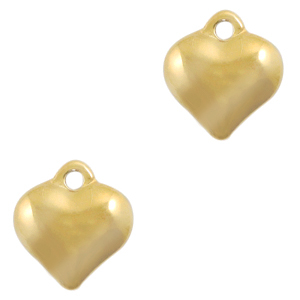 Ciondoli in acciaio inossidabile cuore oro