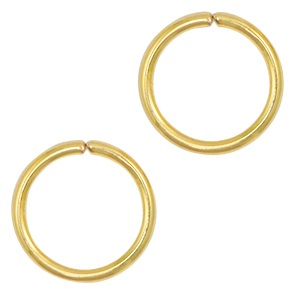 Componenti in acciaio inossidabile anellino apribile 5mm oro