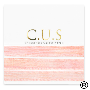 C.U.S&reg; nastro di gioielli immerso in color rosa fiore