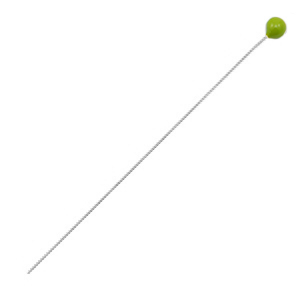 Componenti di metallo DQ chiodini testa tonda 52mm argento antico-verde (privo di nichel)