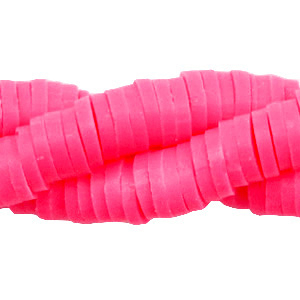 Perline Katsuki 4mm rosa neon