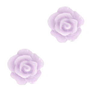 Perline rosa 10mm viola pastello