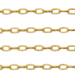 Componenti in acciaio inossidabile catena a rol&ograve; ovale anchor cable links oro