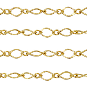 Componenti in acciaio inossidabile catena a rol&ograve; ovale anchor cable links oro