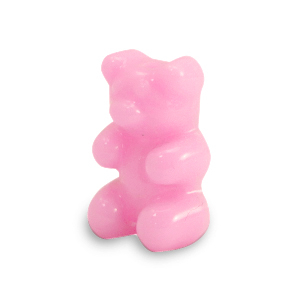 Perline in resina orso gommoso rosa hot