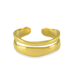 Anelli in acciaio inossidabile oro