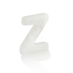 Pendenti di conchiglia prodotti speciali lettera Z bianco (colore naturale)