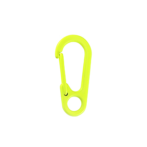 Componenti colorati chiusura moschettone giallo neon