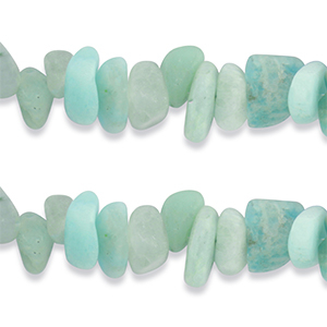 Perline in pietra naturale chips Amazzonite verde menta