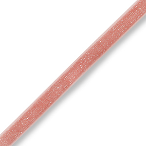 Nastro rosa-argento glitterato