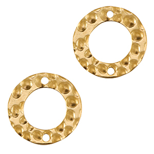 Ciondoli in acciaio inossidabile distanziatore 15mm oro