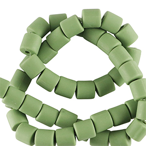 Perline di polimero 6mm verde basilico