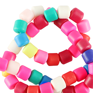 Perline di polimero 6mm multicolore