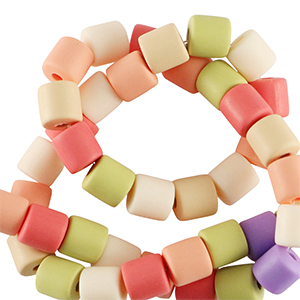 Perline di polimero 6mm multicolore