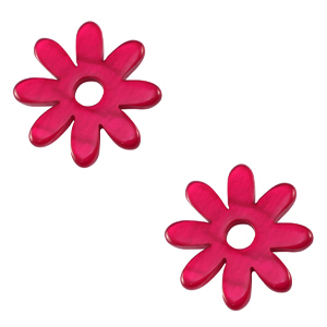 Pendenti Polaris Lucido fiore rosa vivo