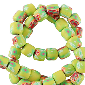 Perline di polimero 6mm verde lime