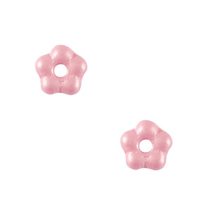 Perline Rep. Ceca fiore 5mm sorbetto rosa