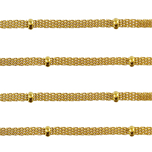 Componenti in acciaio inossidabile catena oro