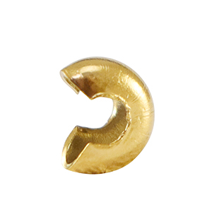 Componenti in acciaio inossidabile coprischiaccini 4mm oro