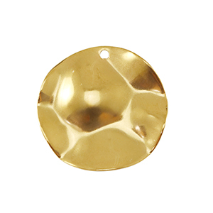 Ciondoli in acciaio inossidabile 22mm oro