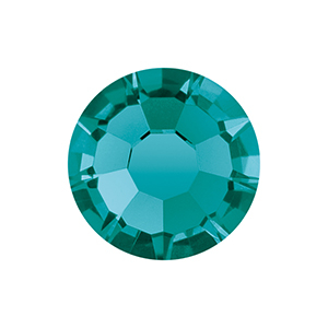 Pietra di nascita Dicembre Preciosa SS16 a fondo piatto (4mm) Blue zircon