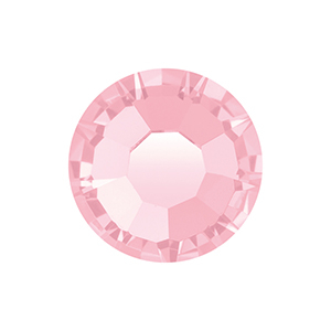 Pietra di nascita Ottobre Preciosa SS16 a fondo piatto (4mm) Light rose