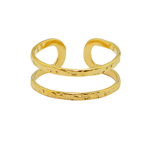Anelli in acciaio inossidabile oro