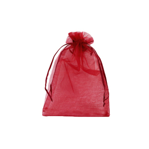 Sacchetti in organza 7x9cm rosa ciliegia&nbsp;