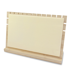Espositore per bigiotteria per collane natural-beige