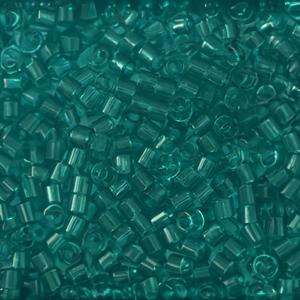 Perline Miyuki Delica 15/0 Transparent Caribbean teal DBS1113