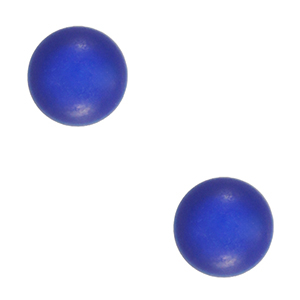 Cabochon Polaris 4mm soft SS16 "Pietra di nascita" shiny Settembre Blu cobalto
