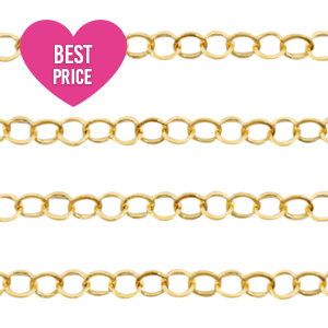 Componenti in acciaio inossidabile catena a rol&ograve; ovale anchor cable links oro