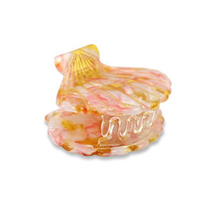 Accessori fermaglio per capelli conchiglia rosa-oro