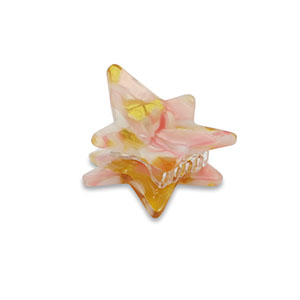 Accessori fermaglio per capelli stella rosa-oro