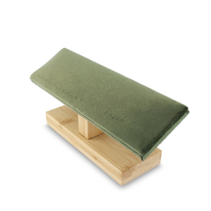 Espositore per bigiotteria per bracciali natural-verde oliva